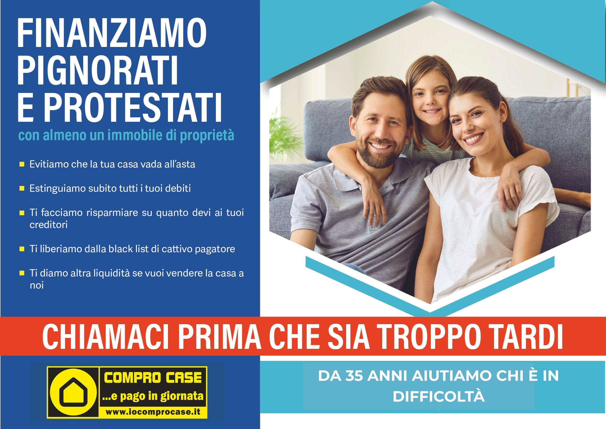 Finanziamo protestati e pignorati