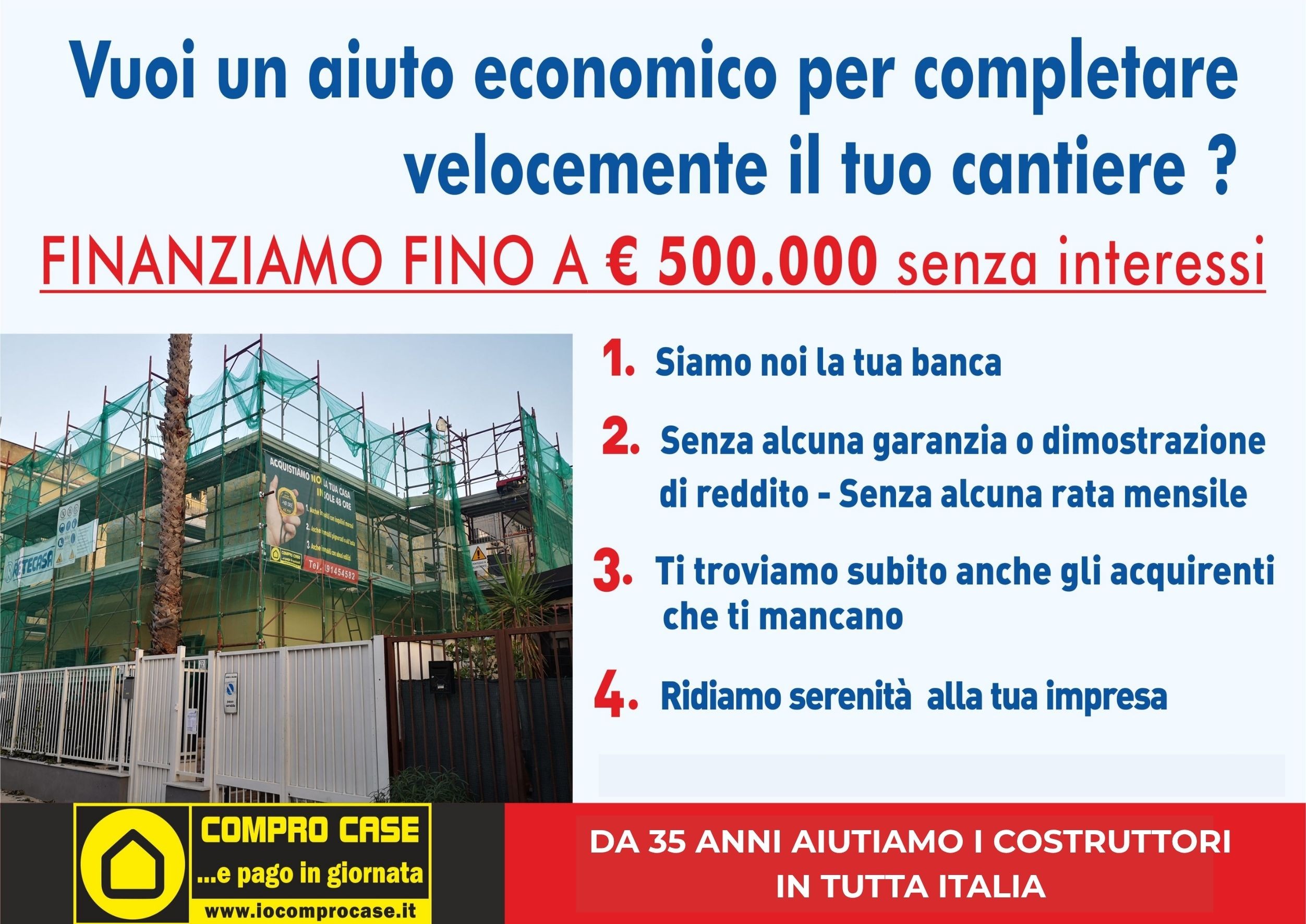 Finanziamo costruttori